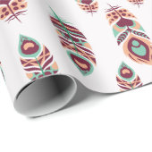 羽の芸術 ラッピングペーパー (ロールコーナー)