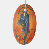 羽の荒れた予言の鳥をガマウで撃つ セラミックオーナメント (右)
