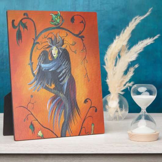 羽の荒れた予言の鳥をガマウで撃つ フォトプラーク (側面)