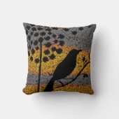 羽の間の鳥 クッション (正面)