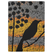 羽の間の鳥 クリップボード (裏面)