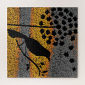 羽の間の鳥 ジグソーパズル (横)