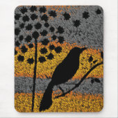 羽の間の鳥 マウスパッド (正面)