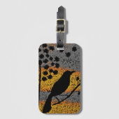 羽の間の鳥 ラゲッジタグ (正面縦)