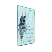 羽の青と意味 メタルプリント (3/4)