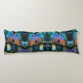 羽の静け:鳥のデザイン抱き枕 ボディピロー (裏面)