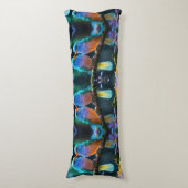 羽の静け:鳥のデザイン抱き枕 ボディピロー (正面縦)