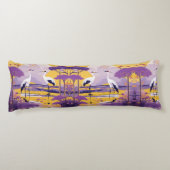 羽の静け:鳥のデザイン抱き枕 ボディピロー (裏面)