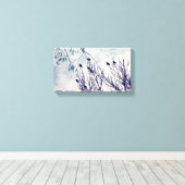 羽の鳥が集まる キャンバスプリント (インサイチュ (ウッドフロア))