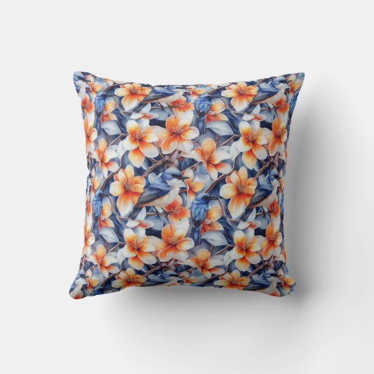 羽の鳥 クッション (裏面)