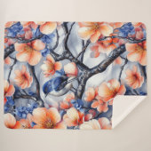 羽の鳥 シェルパブランケット (正面(横))