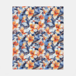 羽の鳥 フリースブランケット