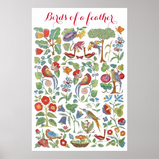 羽の鳥 ポスター (正面)