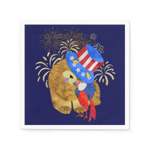 羽の鳥 – 紙ナプキン