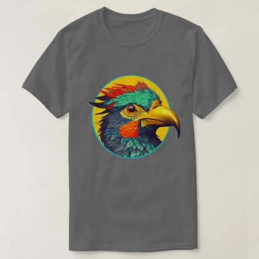 羽の鳥 Tシャツ (デザイン正面)