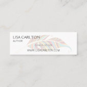 羽はっきりしたアステカ根 スキニー名刺 (裏面)