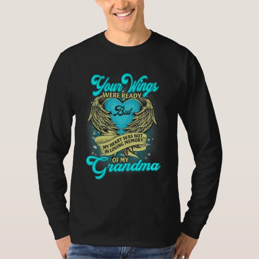 羽は準備万端だったのに私の心は準備できていなかった Tシャツ (正面)
