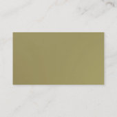 羽は自然な秘術の名刺に羽をつけます 名刺 (裏面)