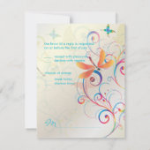 羽ばたいて……ドラゴンフライ+蝶+渦 出欠カード (裏面)