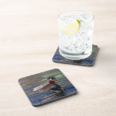 羽ばたきウッドアヒル コースター (右側)