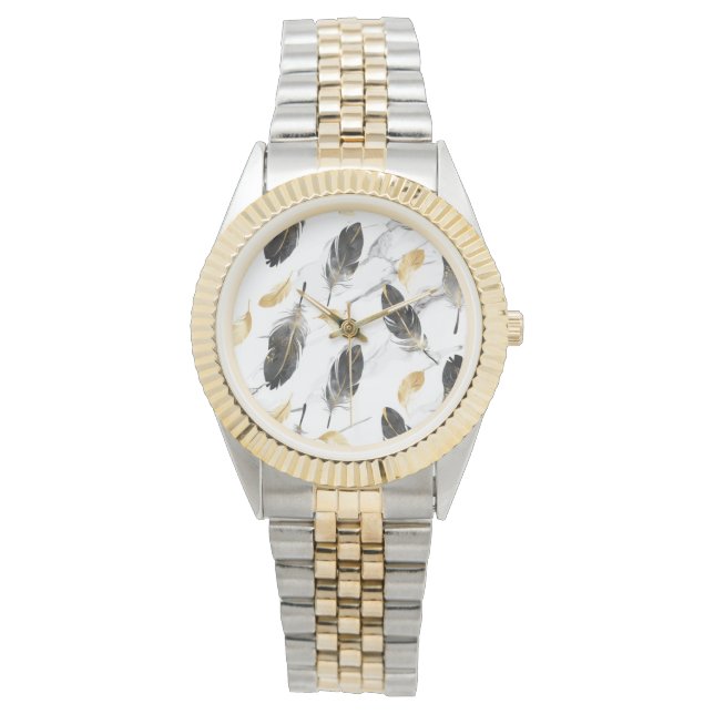 羽ばたきエレガンス時計 腕時計 (正面)