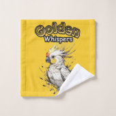 羽ばたきサンビーム | コッカティエルアートプリント バスタオルセット (ウォッシュタオル)