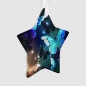 羽ばたき夜蝶 オーナメント (正面)