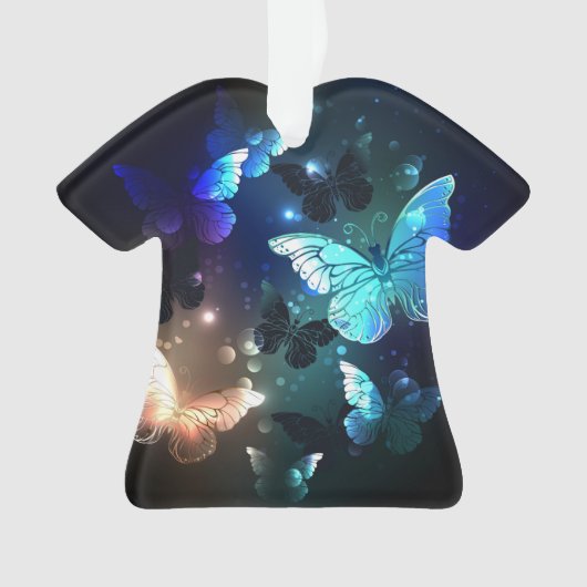 羽ばたき夜蝶 オーナメント (正面)