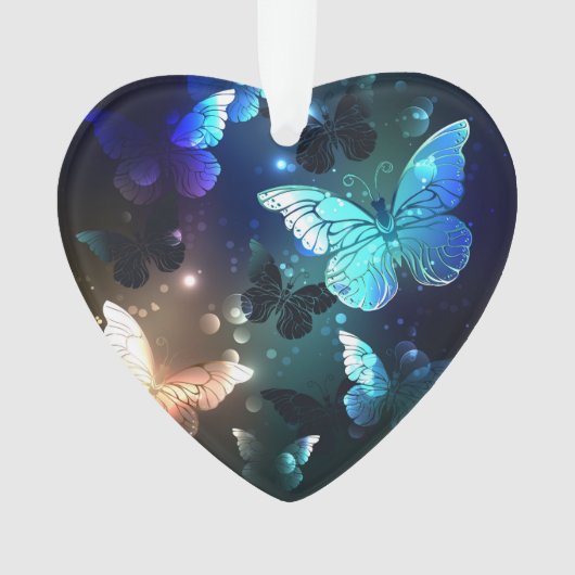 羽ばたき夜蝶 オーナメント (正面)