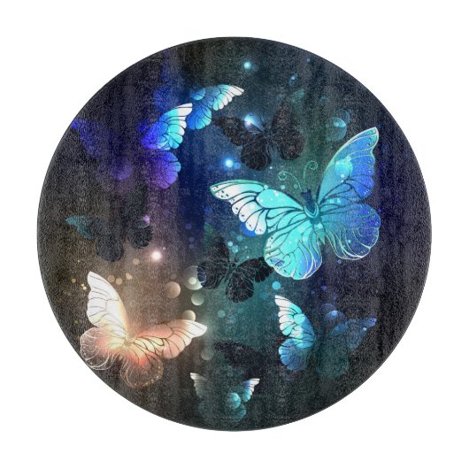 羽ばたき夜蝶 カッティングボード (正面)