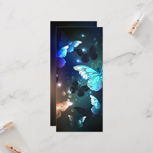 羽ばたき夜蝶 カード (正面/裏面インサイチュ)