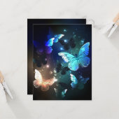 羽ばたき夜蝶 カード (正面/裏面インサイチュ)