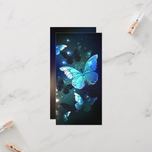 羽ばたき夜蝶 カード (正面/裏面インサイチュ)