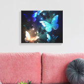 羽ばたき夜蝶 キャンバスプリント (インサイチュ (リビング))