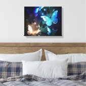 羽ばたき夜蝶 キャンバスプリント (インサイチュ (寝室))