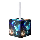 羽ばたき夜蝶 キューブオーナメント (裏面アングル)