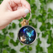 羽ばたき夜蝶 キーホルダー (手)