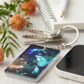 羽ばたき夜蝶 キーホルダー (正面右)