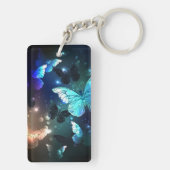 羽ばたき夜蝶 キーホルダー (裏面)