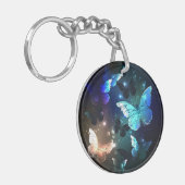 羽ばたき夜蝶 キーホルダー (正面左)