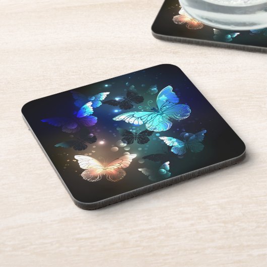 羽ばたき夜蝶 コースター (左側)
