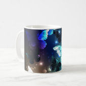 羽ばたき夜蝶 コーヒーマグカップ (正面左)