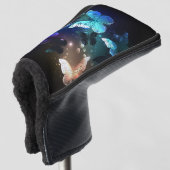 羽ばたき夜蝶 ゴルフヘッドカバー (3/4 正面)