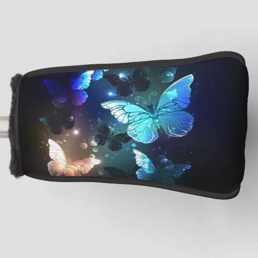 羽ばたき夜蝶 ゴルフヘッドカバー (正面)