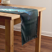 羽ばたき夜蝶 ショートテーブルランナー (インサイチュ)