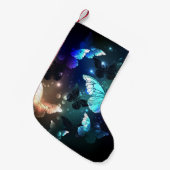 羽ばたき夜蝶 スモールクリスマスストッキング (正面 (吊り時))