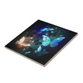 羽ばたき夜蝶 タイル (側面)