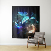 羽ばたき夜蝶 タペストリー (インサイチュ)