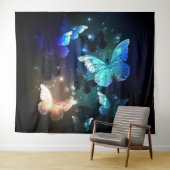 羽ばたき夜蝶 タペストリー (インサイチュ(横))