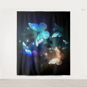 羽ばたき夜蝶 タペストリー (正面)